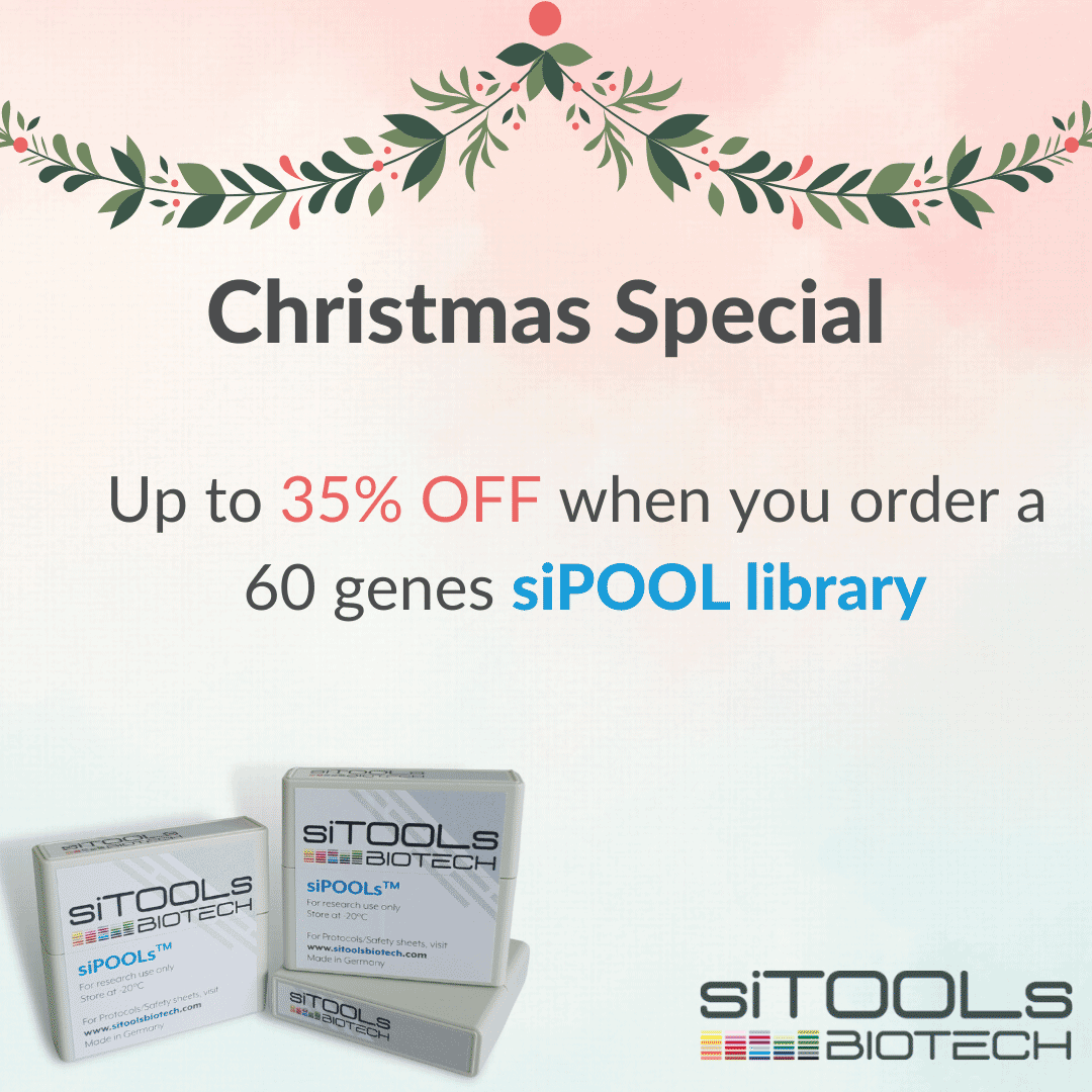 Christmas Promo: 35% off for 60 genes siPool library
