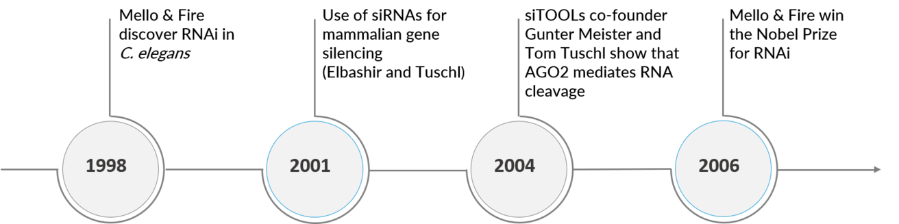 RNAi history, milestones and timeline